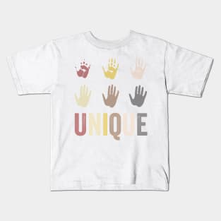 Unique | One of a Kind | Special | Human Kids T-Shirt